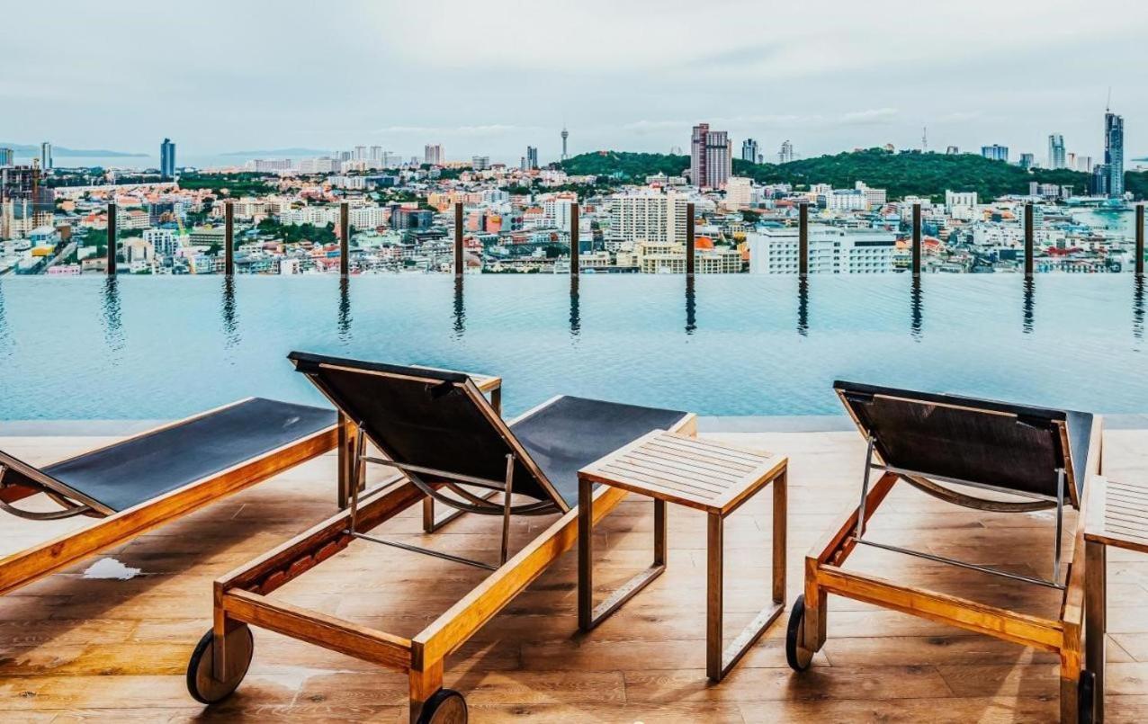 Апартаменты Great Location With Infinity Pool - Central Паттайя Экстерьер фото